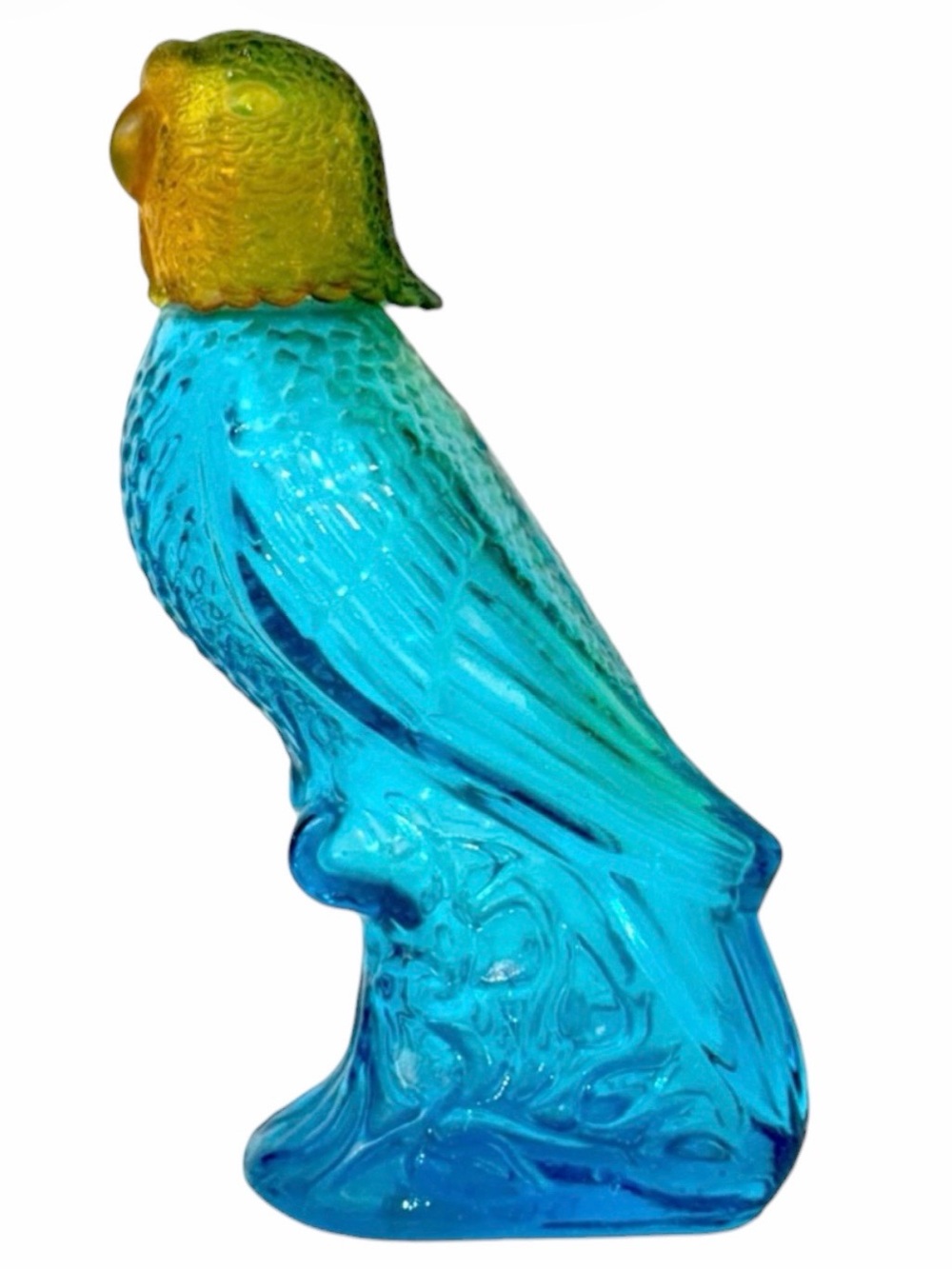 Vintage AVON Island Parakeet Perfume Bottle Once Held Charisma Perfume-EMPTY